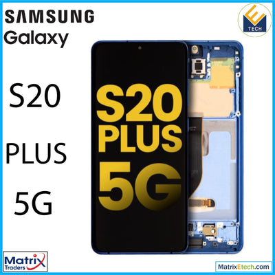 Samsung Galaxy S20 Plus 5G OLED Assembly With Frame (Refurbished) - Matrix Traders