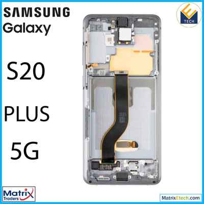 Samsung Galaxy S20 Plus 5G OLED Assembly With Frame (Refurbished) - Matrix Traders