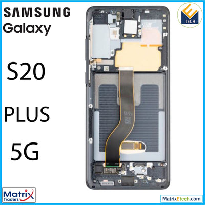 Samsung Galaxy S20 Plus 5G OLED Assembly With Frame (Refurbished) - Matrix Traders