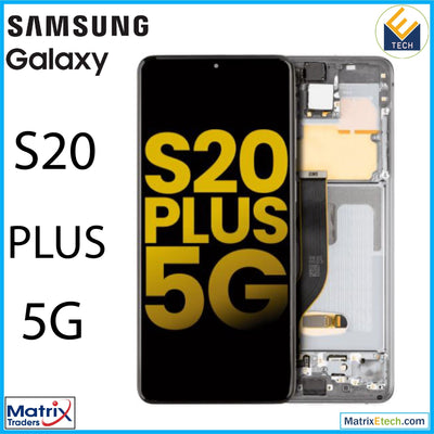 Samsung Galaxy S20 Plus 5G OLED Assembly With Frame (Refurbished) - Matrix Traders