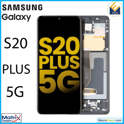 Samsung Galaxy S20 Plus 5G OLED Assembly With Frame (Refurbished) - Matrix Traders