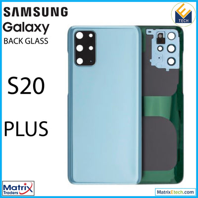 Samsung Galaxy S20 Plus Back Cover Glass With Camera Lens (Aftermarket Plus) - Matrix Traders