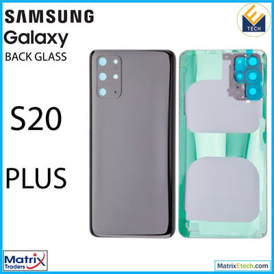 Samsung Galaxy S20 Plus Back Cover Glass With Camera Lens (Aftermarket Plus) - Matrix Traders