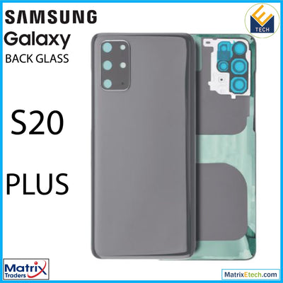 Samsung Galaxy S20 Plus Back Cover Glass With Camera Lens (Aftermarket Plus) - Matrix Traders