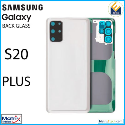 Samsung Galaxy S20 Plus Back Cover Glass With Camera Lens (Aftermarket Plus) - Matrix Traders