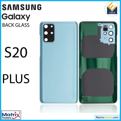 Samsung Galaxy S20 Plus Back Cover Glass With Camera Lens (Aftermarket Plus) - Matrix Traders