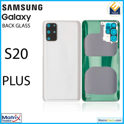 Samsung Galaxy S20 Plus Back Cover Glass With Camera Lens (Aftermarket Plus) - Matrix Traders