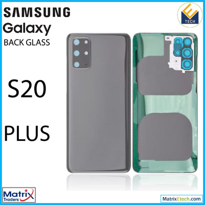 Samsung Galaxy S20 Plus Back Cover Glass With Camera Lens (Aftermarket Plus) - Matrix Traders