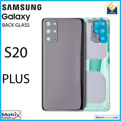 Samsung Galaxy S20 Plus Back Cover Glass With Camera Lens (Aftermarket Plus) - Matrix Traders