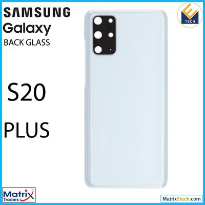 Samsung Galaxy S20 Plus Back Cover Glass With Camera Lens (Service Pack) - Matrix Traders