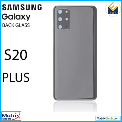 Samsung Galaxy S20 Plus Back Cover Glass With Camera Lens (Service Pack) - Matrix Traders