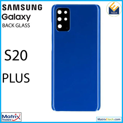 Samsung Galaxy S20 Plus Back Cover Glass With Camera Lens (Service Pack) - Matrix Traders