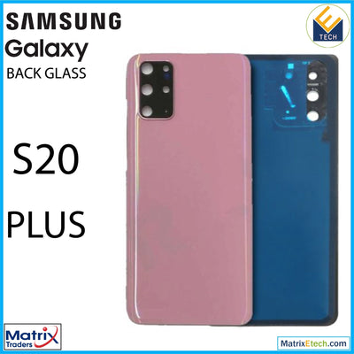 Samsung Galaxy S20 Plus Back Cover Glass With Camera Lens (Service Pack) - Matrix Traders