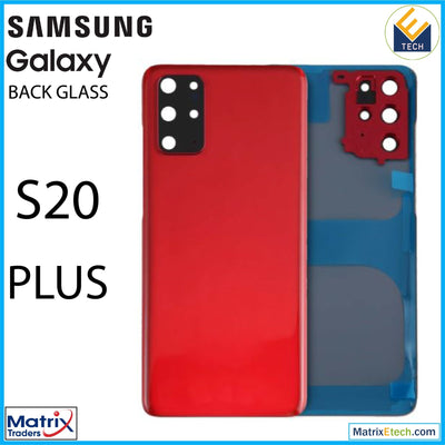 Samsung Galaxy S20 Plus Back Cover Glass With Camera Lens (Service Pack) - Matrix Traders