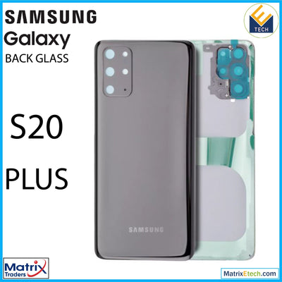 Samsung Galaxy S20 Plus Back Cover Glass With Camera Lens (Service Pack) - Matrix Traders