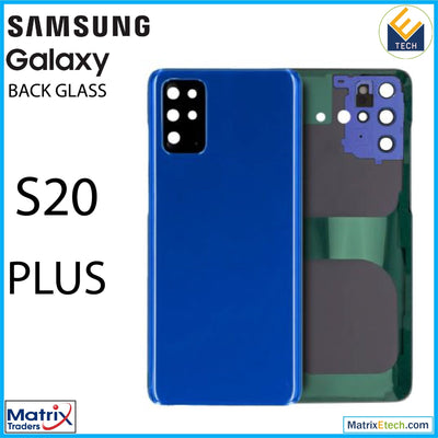 Samsung Galaxy S20 Plus Back Cover Glass With Camera Lens (Service Pack) - Matrix Traders