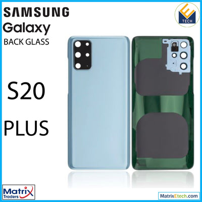 Samsung Galaxy S20 Plus Back Cover Glass With Camera Lens (Service Pack) - Matrix Traders