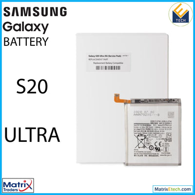 Samsung Galaxy S20 Ultra 5G Replacement Battery (Service Pack) EB - BG988ABY - Matrix Traders