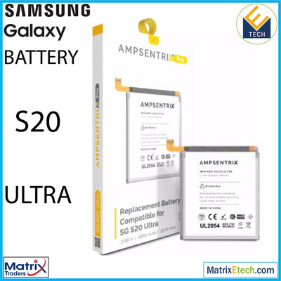 Samsung Galaxy S20 Ultra Replacement Battery (Pro) EB - BG988ABY - Matrix Traders