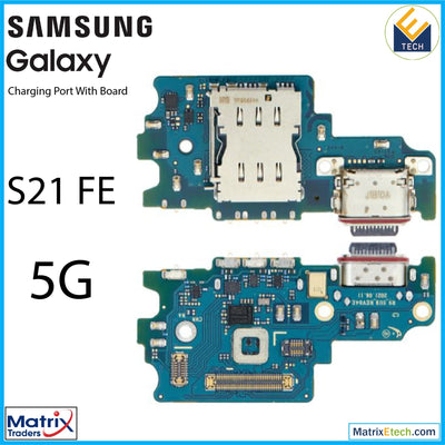 Samsung Galaxy S21 FE 5G Charging Port Board With Sim Card Reader - Matrix Traders