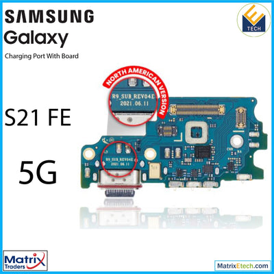 Samsung Galaxy S21 FE 5G Charging Port Board With Sim Card Reader - Matrix Traders