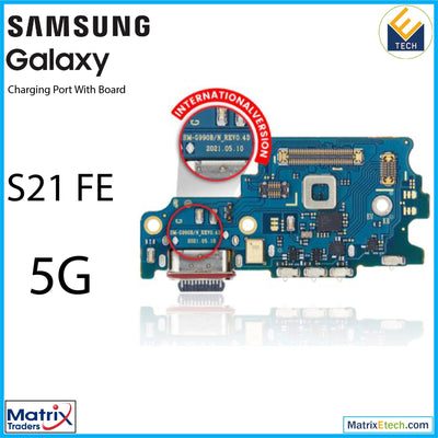 Samsung Galaxy S21 FE 5G Charging Port Board With Sim Card Reader - Matrix Traders