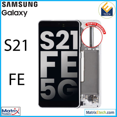 Samsung Galaxy S21 FE 5G OLED Assembly With Frame (Pull: Grade A) - Matrix Traders