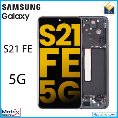 Samsung Galaxy S21 FE 5G OLED Assembly With Frame (Refurbished) - Matrix Traders