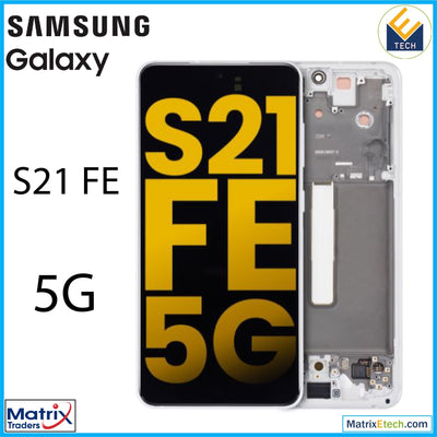 Samsung Galaxy S21 FE 5G OLED Assembly With Frame (Refurbished) - Matrix Traders