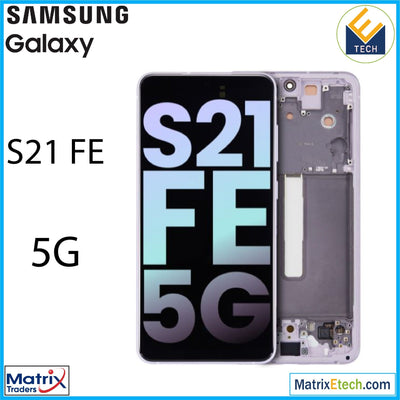 Samsung Galaxy S21 FE 5G OLED Assembly With Frame (Service Pack) - Matrix Traders