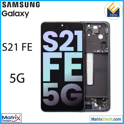 Samsung Galaxy S21 FE 5G OLED Assembly With Frame (Service Pack - Matrix Traders