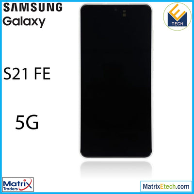 Samsung Galaxy S21 FE 5G OLED Assembly With Frame (Service Pack) - Matrix Traders