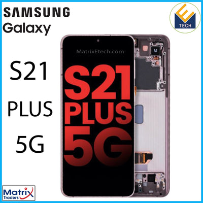 Samsung Galaxy S21 Plus 5G OLED Assembly With Frame - Matrix Traders