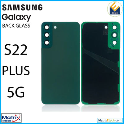 Samsung Galaxy S22 Plus 5G Back Cover Glass With Camera Lens (Aftermarket Plus) - Matrix Traders