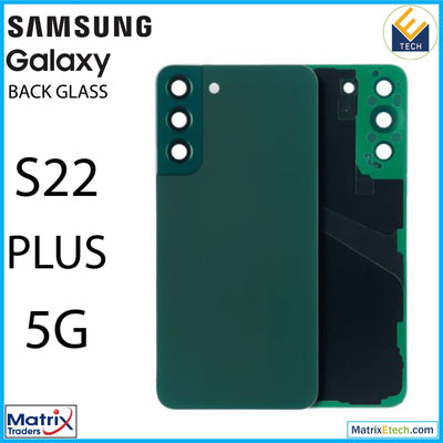 Samsung Galaxy S22 Plus 5G Back Cover Glass With Camera Lens (Aftermarket Plus) - Matrix Traders