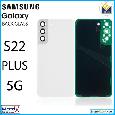 Samsung Galaxy S22 Plus 5G Back Cover Glass With Camera Lens (Aftermarket Plus) - Matrix Traders