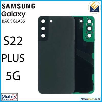 Samsung Galaxy S22 Plus 5G Back Cover Glass With Camera Lens (Aftermarket Plus) - Matrix Traders