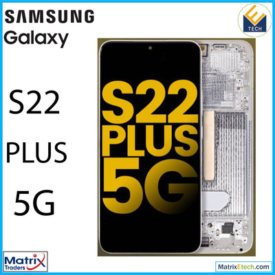 Samsung Galaxy S22 Plus 5G OLED Assembly With Frame Refurbished) - Matrix Traders