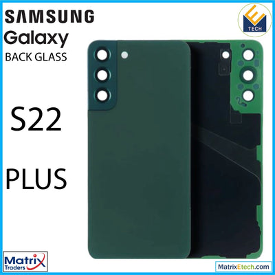 Samsung Galaxy S22 Plus Back Cover Glass With Camera Lens (Service Pack) - Matrix Traders