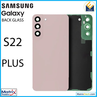 Samsung Galaxy S22 Plus Back Cover Glass With Camera Lens (Service Pack) - Matrix Traders