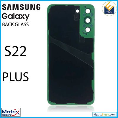 Samsung Galaxy S22 Plus Back Cover Glass With Camera Lens (Service Pack) - Matrix Traders