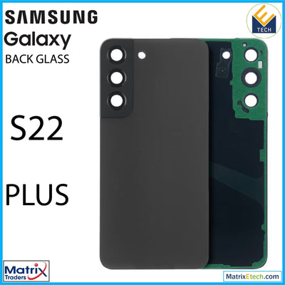 Samsung Galaxy S22 Plus Back Cover Glass With Camera Lens (Service Pack) - Matrix Traders