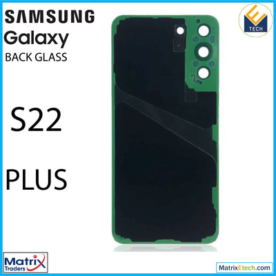 Samsung Galaxy S22 Plus Back Cover Glass With Camera Lens (Service Pack) - Matrix Traders