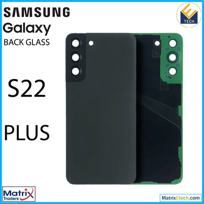 Samsung Galaxy S22 Plus Back Cover Glass With Camera Lens (Service Pack) - Matrix Traders