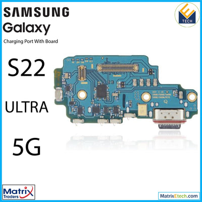 Samsung Galaxy S22 Ultra 5G Charging Port Board With Sim Card Reader - Matrix Traders