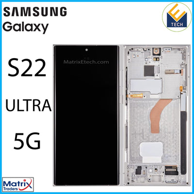 Samsung Galaxy S22 Ultra 5G LED Assembly With Frame - Matrix Traders