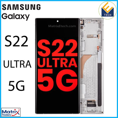 Samsung Galaxy S22 Ultra 5G LED Assembly With Frame - Matrix Traders