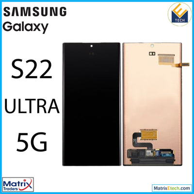 Samsung Galaxy S22 Ultra 5G OLED Assembly Without Frame (Refurbished) - Matrix Traders