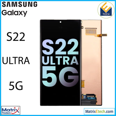 Samsung Galaxy S22 Ultra 5G OLED Assembly Without Frame (Service Pack) - Matrix Traders