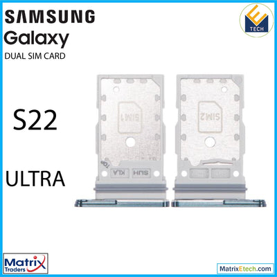 Samsung Galaxy S22 Ultra Dual Sim Card Tray - Matrix Traders